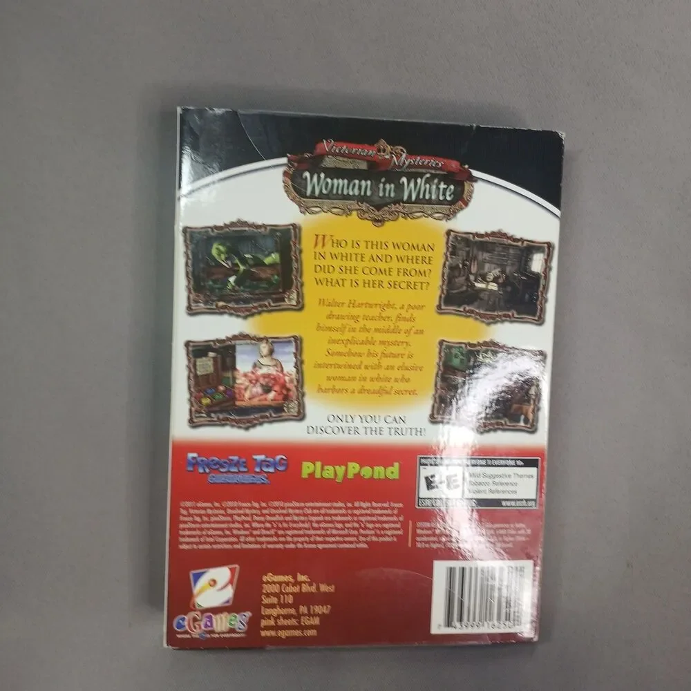 Victorian Mysteries: Woman in White PC Game Hidden Object Mystery E Games E